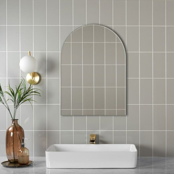 Marble Arch Gloss Grey Flat Metro Wall Tiles