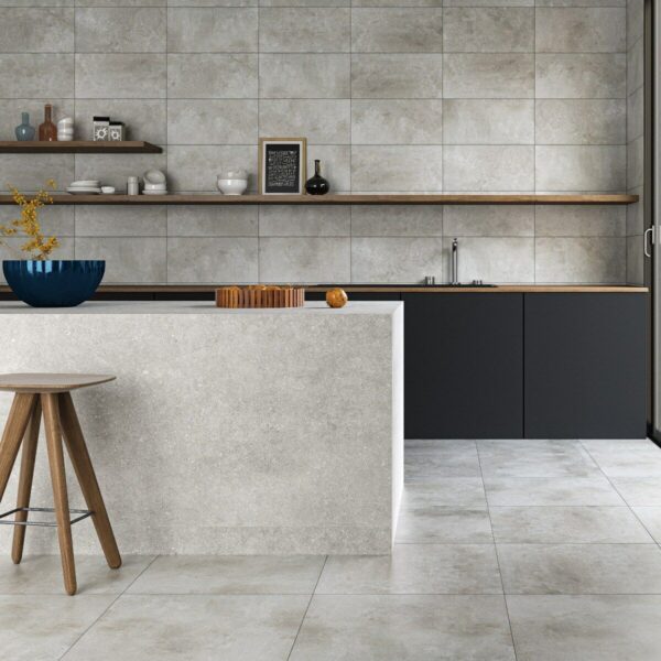 Foil Metallic Grey Stone Effect Wall And Floor Tiles - Image 3