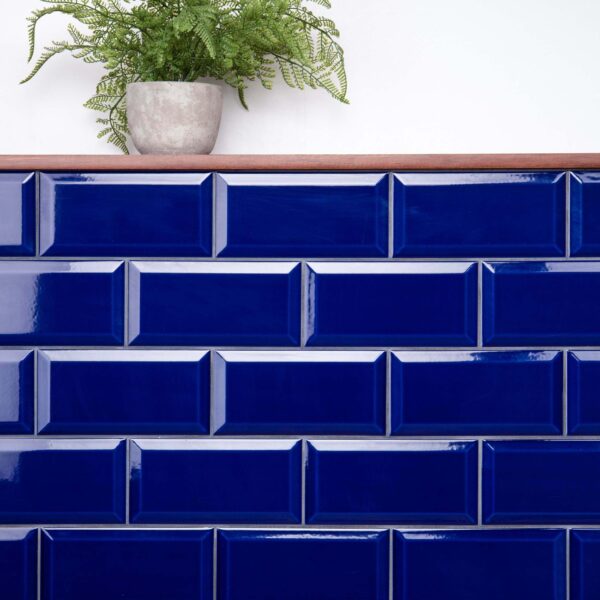 Metro Manor House Gloss Blue Metro Tiles - Image 8