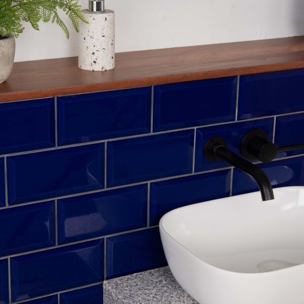 Metro Manor House Gloss Blue Metro Tiles - Image 11