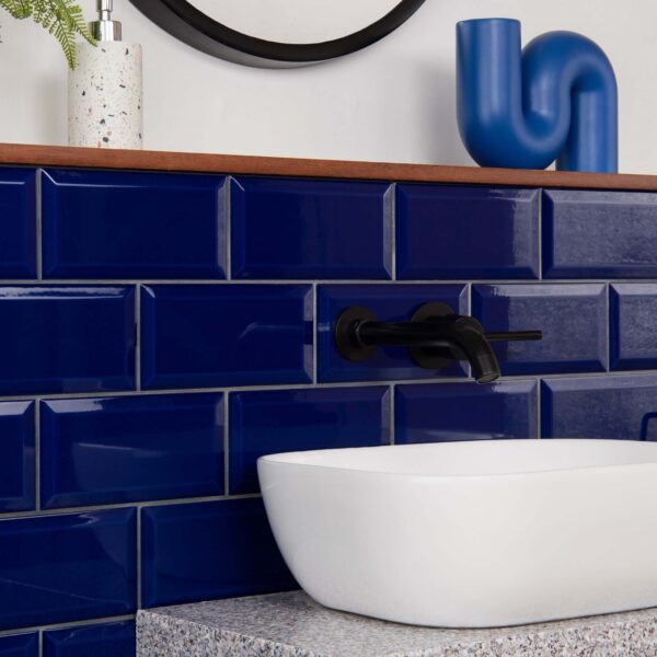 Metro Manor House Gloss Blue Metro Tiles - Image 4