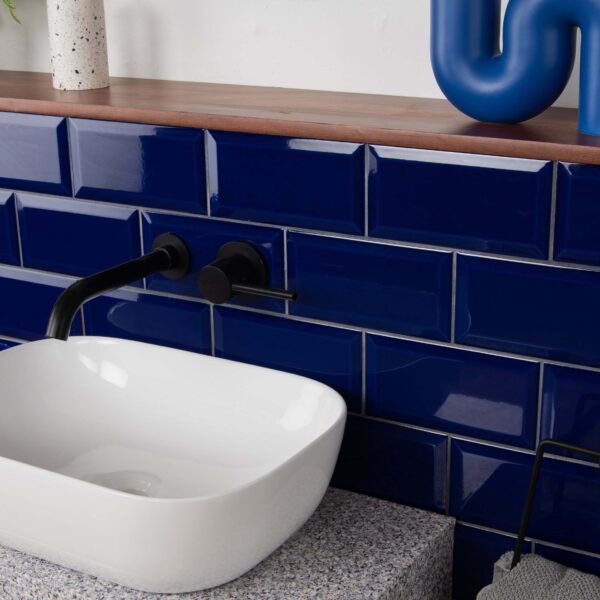 Metro Manor House Gloss Blue Metro Tiles - Image 10