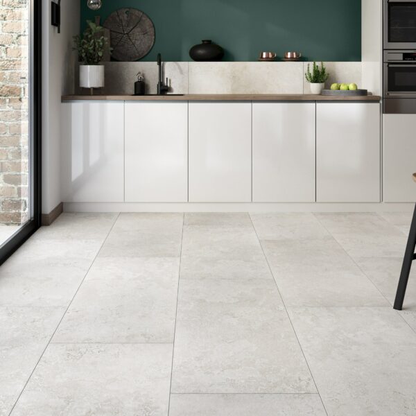 Mineral Shell Light Beige Matt Stone Effect Floor Tiles