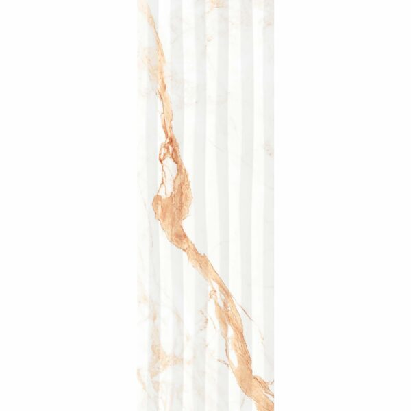 Elysian Calacatta Gold Vein Matt Marble Effect Decor Wall Tiles - Image 2