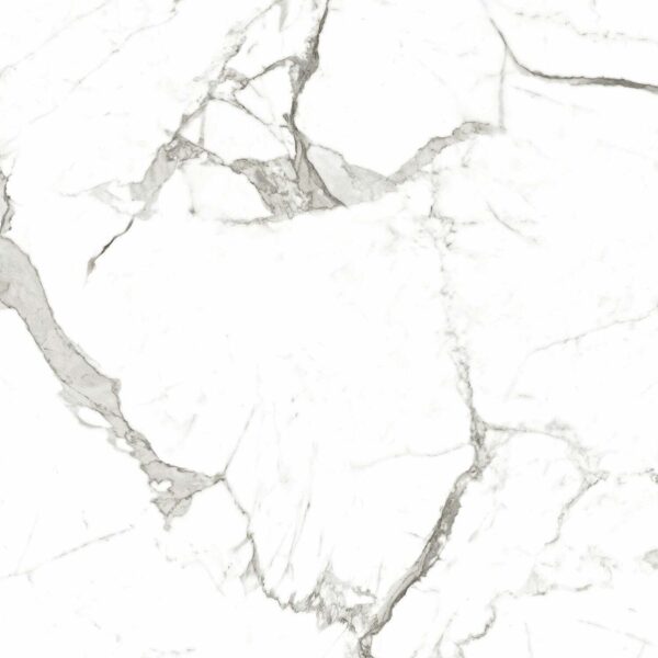 Modern Statuario Matt Marble Effect Tiles 600x600 - Image 7