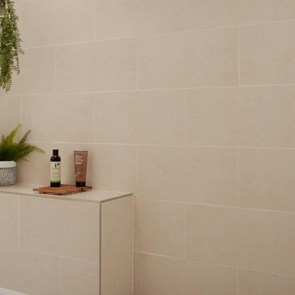 EggShell Cream Matt Stone Effect Wall Tiles - Image 3