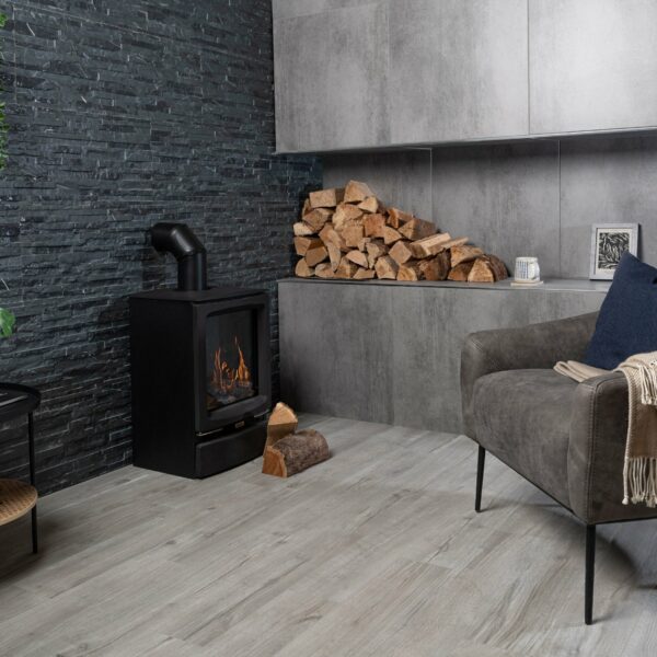 Muniellos Grey Anti-Slip Wood Effect Porcelain Floor Tiles - Image 3