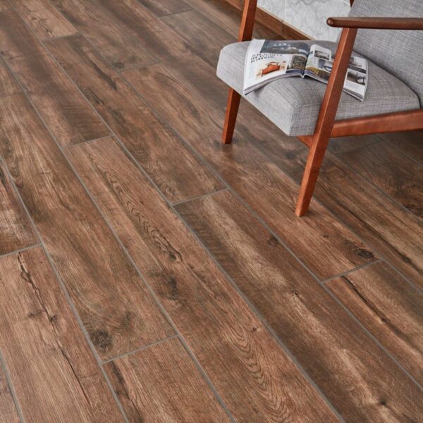 Muniellos Wood Effect Porcelain Floor Tiles 900x150