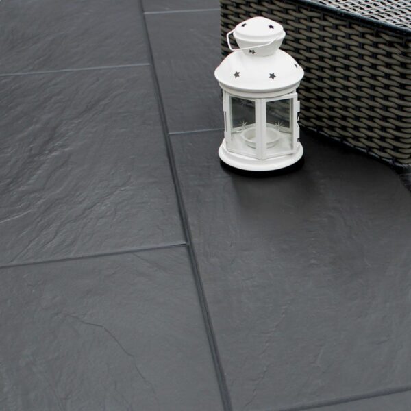 Valley Black Slate Effect Wall And Floor Tiles