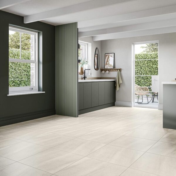 Serenity Oatmeal Beige Matt Stone Effect 600x600 Wall And Floor Tiles