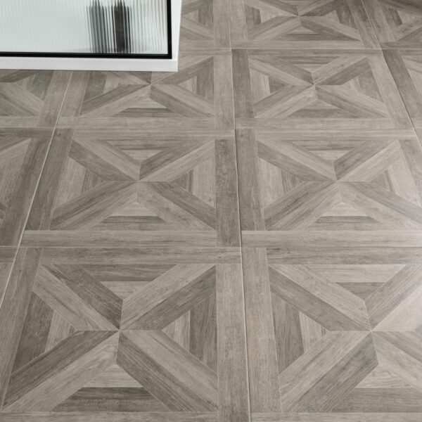 Empire Ash Parquet Wood Effect Porcelain Floor Tiles - Image 3