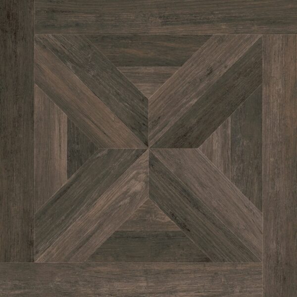 Empire Dark Oak Parquet Wood Effect Porcelain Floor Tiles - Image 9