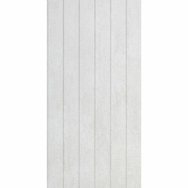 Genoa White Matt Decor Concrete Effect Wall Tiles - Image 9