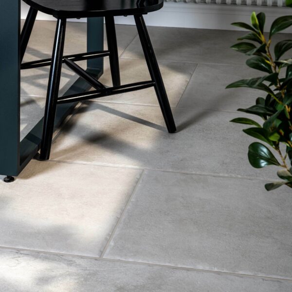 Bronte Country Bianco Light Grey Stone Effect Floor Tiles - Image 3