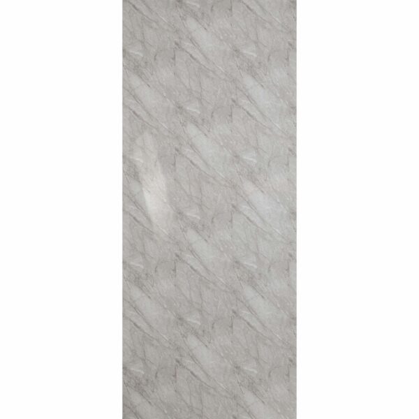 Trepanel Aqua Gloss Light Grey Marble Effect PVC Shower Wall Panel - Image 2