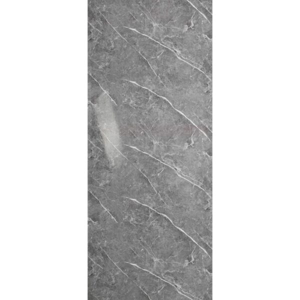 Trepanel Aqua Gloss Grey Marble Effect PVC Shower Wall Panel - Image 2