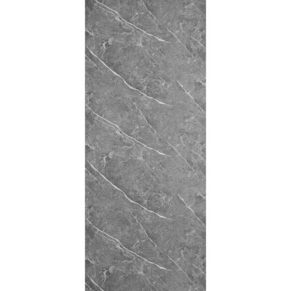 Trepanel Aqua Matt Grey Marble Effect PVC Shower Wall Panel - Image 2