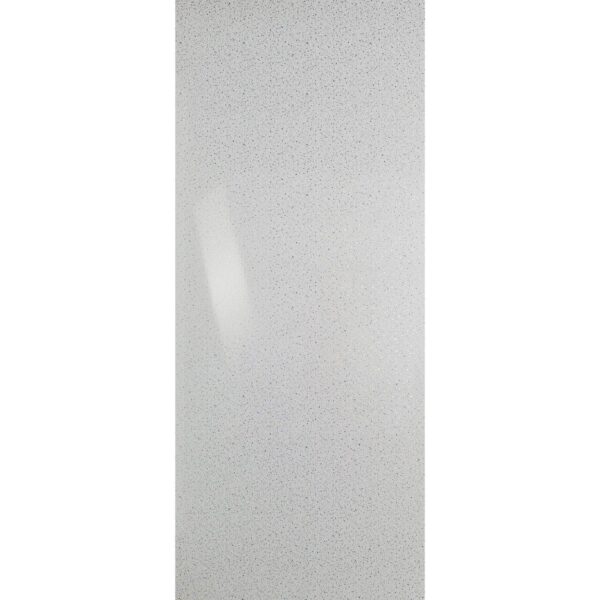 Trepanel Aqua White Sparkle Quartz Effect PVC Shower Wall Panel - Image 2