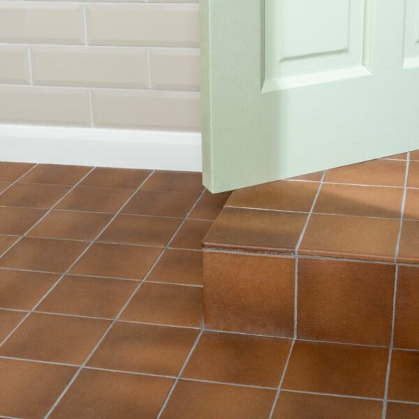 Aragon Autumn Brown Flat Quarry 150x150 Floor Tiles - Image 5