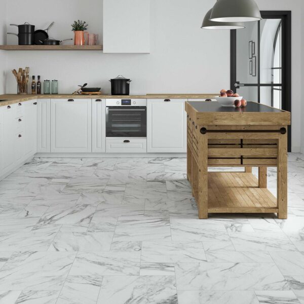 Renaissance Carrara Marble Modular Tiles