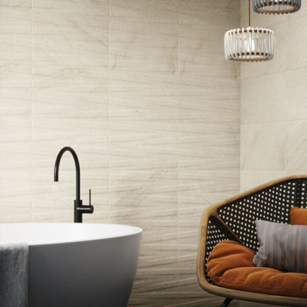 Rock Bone Decor Cream Matt Stone Effect Wall Tiles - Image 5