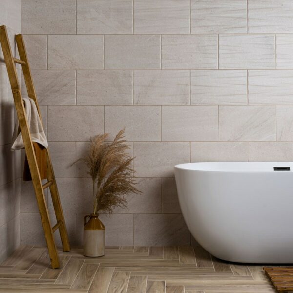 Rock Bone Decor Cream Matt Stone Effect Wall Tiles