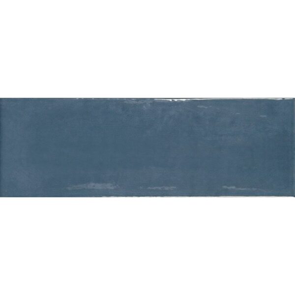 Rustic Teal Gloss Blue Metro Tiles - Image 2