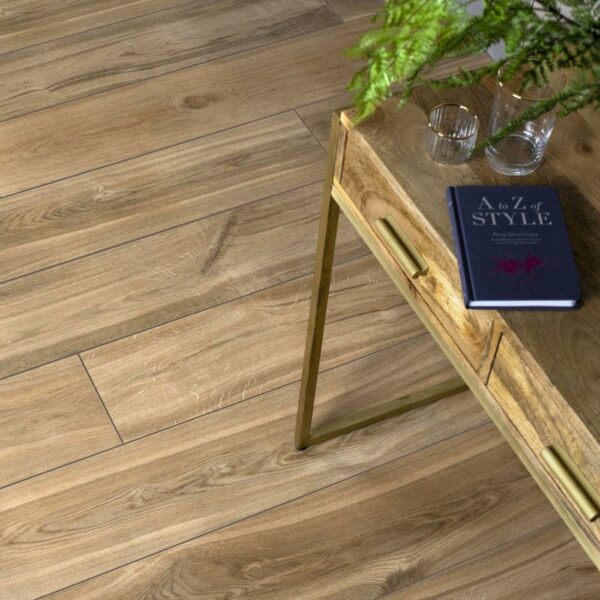 Tiveden Beige Wood Effect Porcelain Floor Tiles