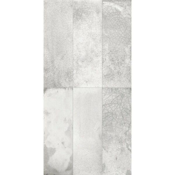 Raku Matt Silver Patterned Tiles - Image 2