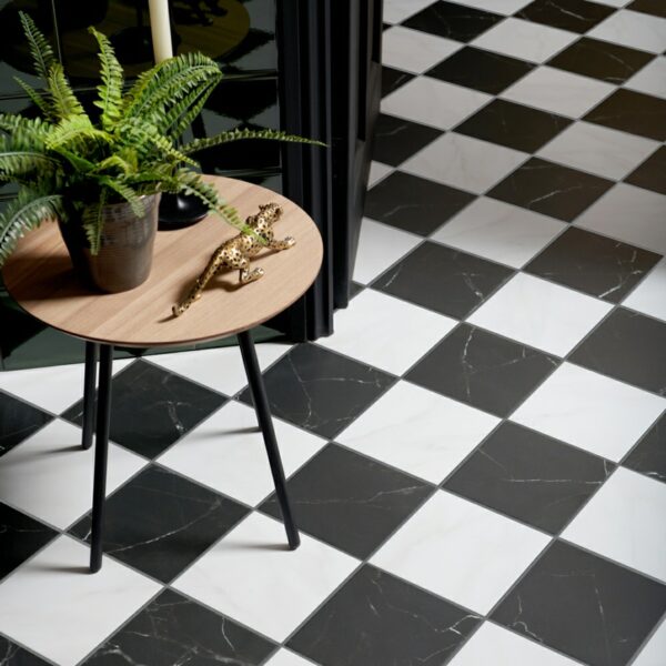 Soho Nero Black Marble Effect Tiles - Image 14