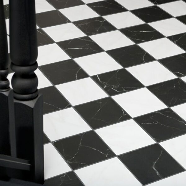 Soho Nero Black Marble Effect Tiles - Image 13