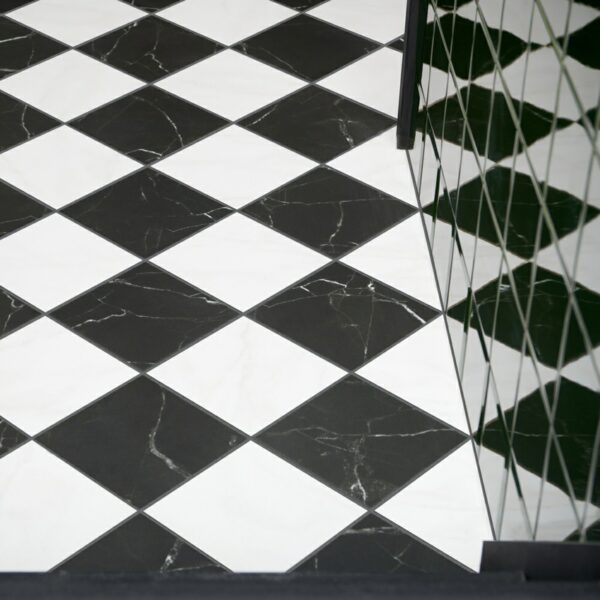 Soho Nero Black Marble Effect Tiles - Image 15