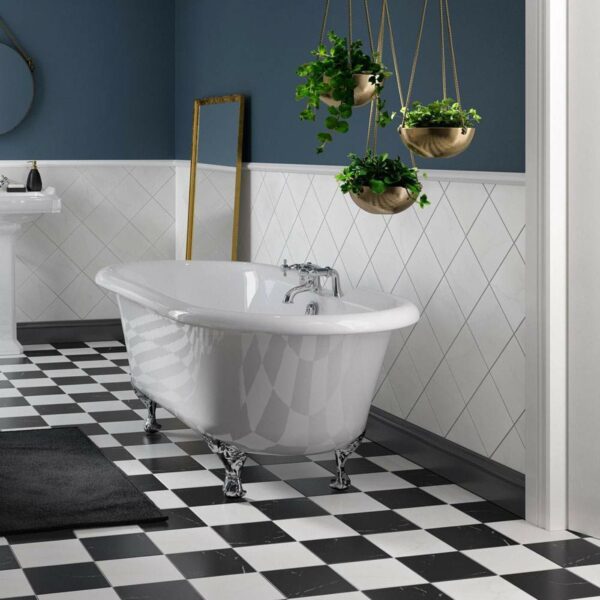 Soho Nero Black Marble Effect Tiles - Image 12