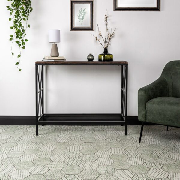 Souk Green Patchwork Hexagon Tiles