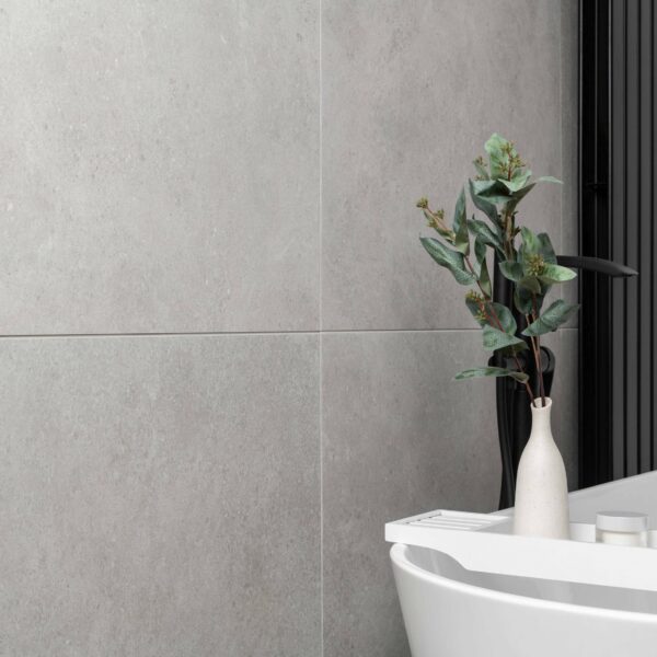 Gravity Grey Matt Stone Effect 800x800 Floor Tiles - Image 4