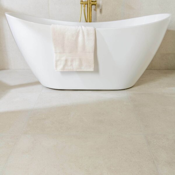 Gravity Ivory Matt Stone Effect 800x800 Floor Tiles - Image 3