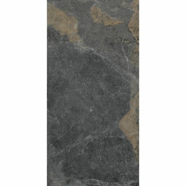 Jai Rustic Natural Black Slate Effect Tiles 1200x600 - Image 2