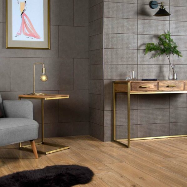 Tiveden Beige Wood Effect Porcelain Floor Tiles - Image 4