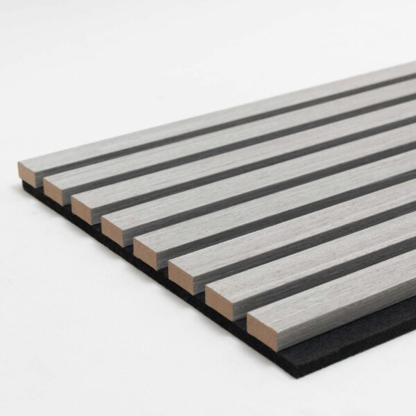 Trepanel Ash Grey Acoustic Wood Wall Panels - Image 3