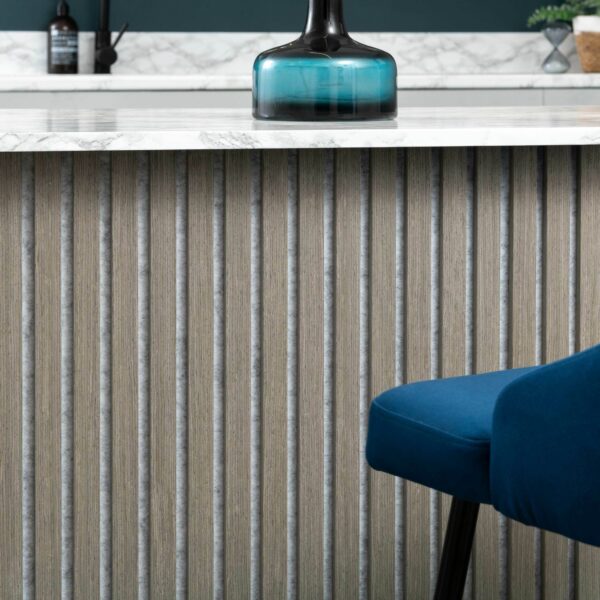 Trepanel Ash on Grey Felt Acoustic Wood Wall Panels - Image 9