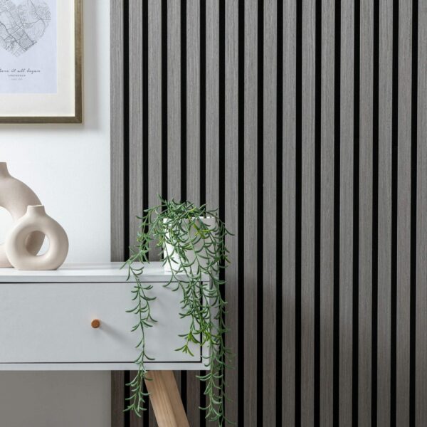 Trepanel Ash Grey Acoustic Wood Wall Panels - Image 4