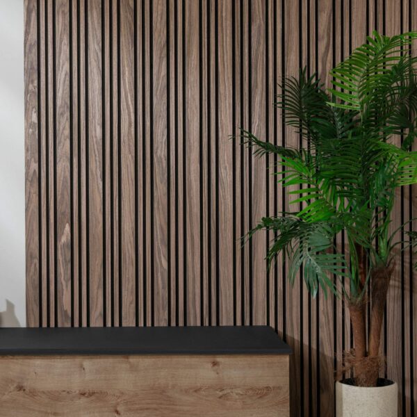 Trepanel Design Autumn Brown Multi-Width Acoustic Wood Wall Panels - Image 7