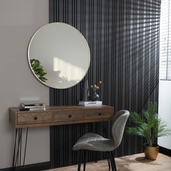 Trepanel Design Noir Black Multi-Width Acoustic Wood Wall Panels - Image 4