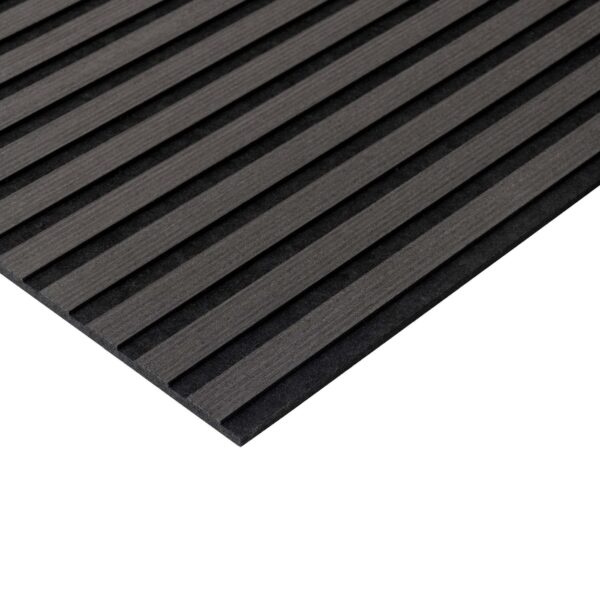 Trepanel Lite Flexible Noir Black Acoustic Wood Wall Panels - Image 3