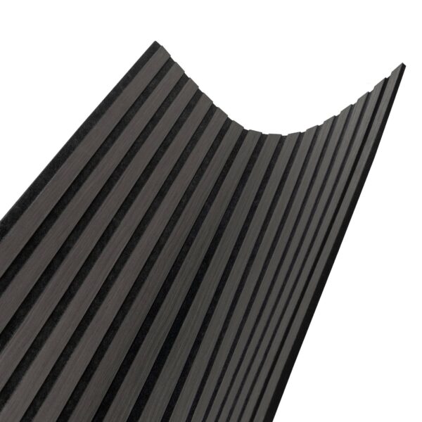 Trepanel Lite Flexible Noir Black Acoustic Wood Wall Panels - Image 6