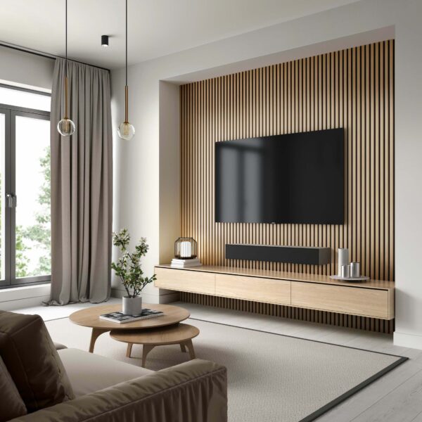 Trepanel Lite Flexible Oak Acoustic Wood Wall Panels