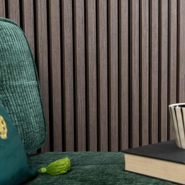 Trepanel Walnut Brown Acoustic Half Wood Wall Panels - Image 9