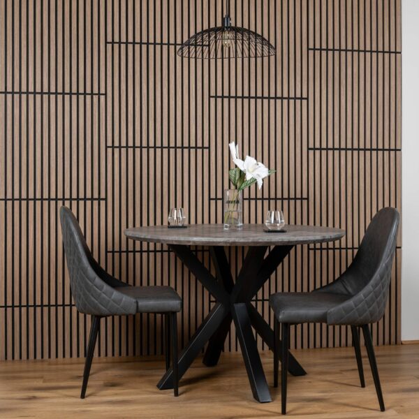 Trepanel Smoked Oak Square Acoustic Wood Wall Panels - Image 5