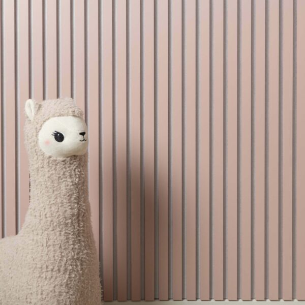 Trepanel Design Pastel Pink on White Felt Acoustic Wall Panels - Image 7