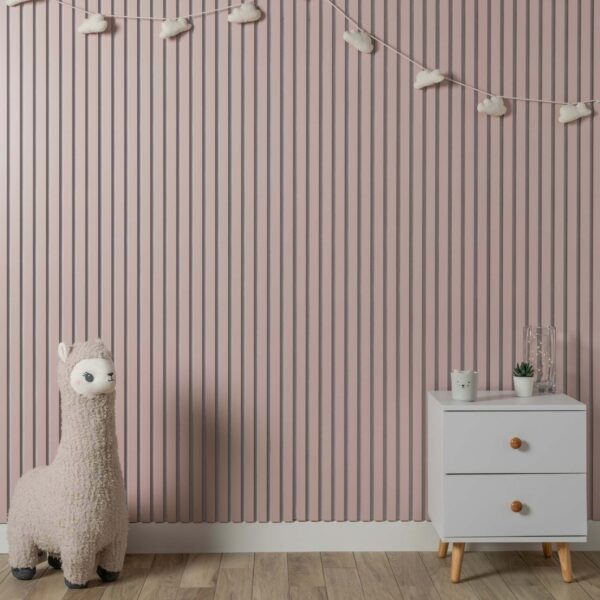 Trepanel Design Pastel Pink on White Felt Acoustic Wall Panels - Image 4